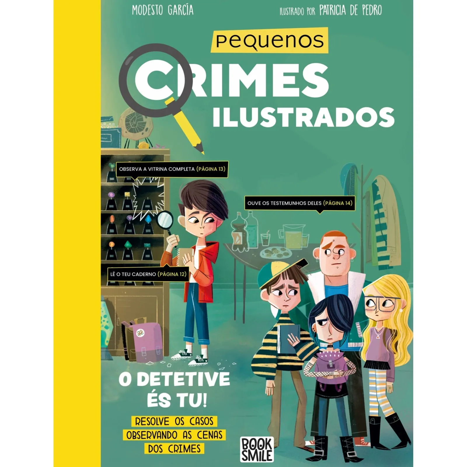 Booksmile Pequenos Crimes Ilustrados de Modesto García^ Atividades