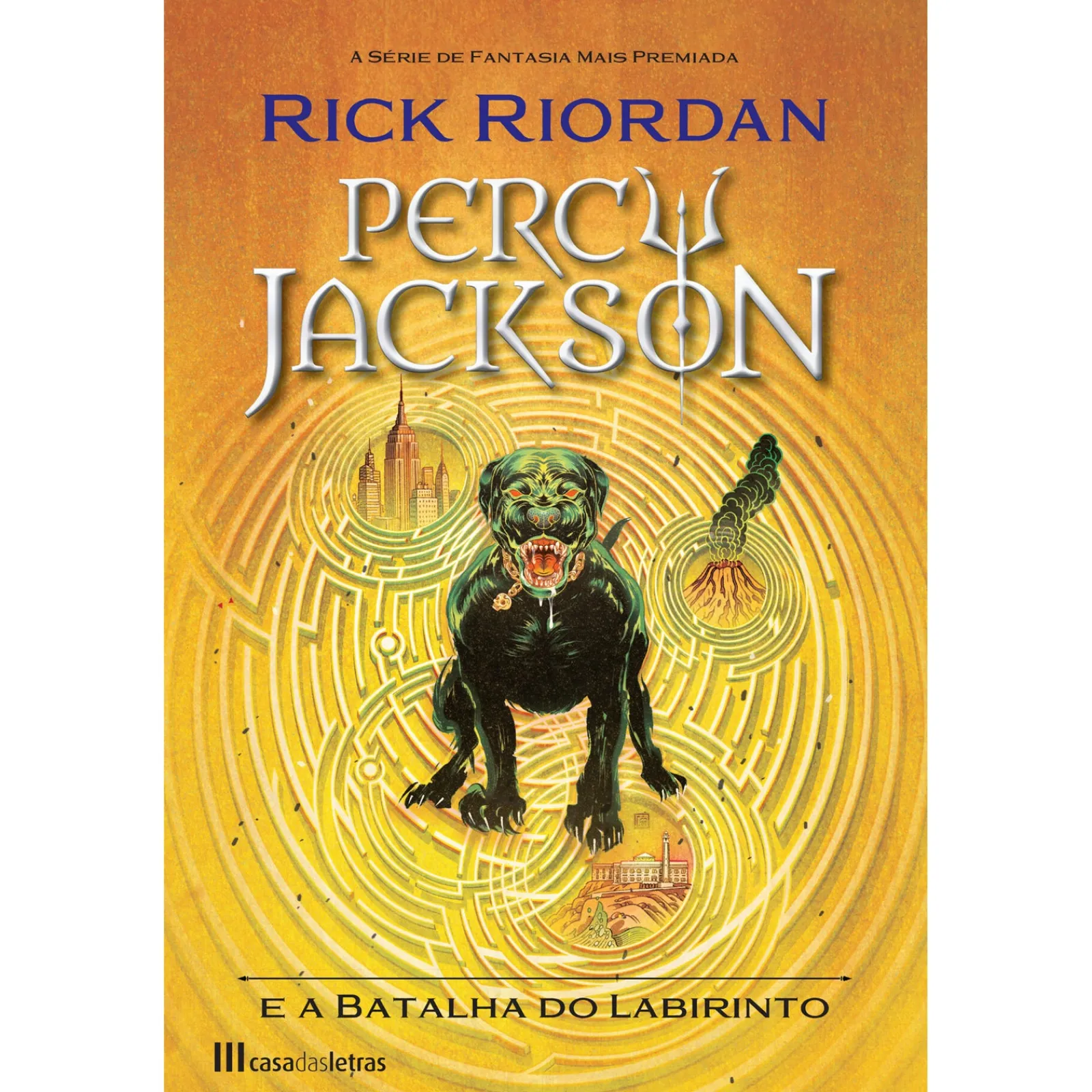 Casa Das Letras Percy Jackson e a Batalha do Labirinto de Rick Riordan^ Coleções Juvenis