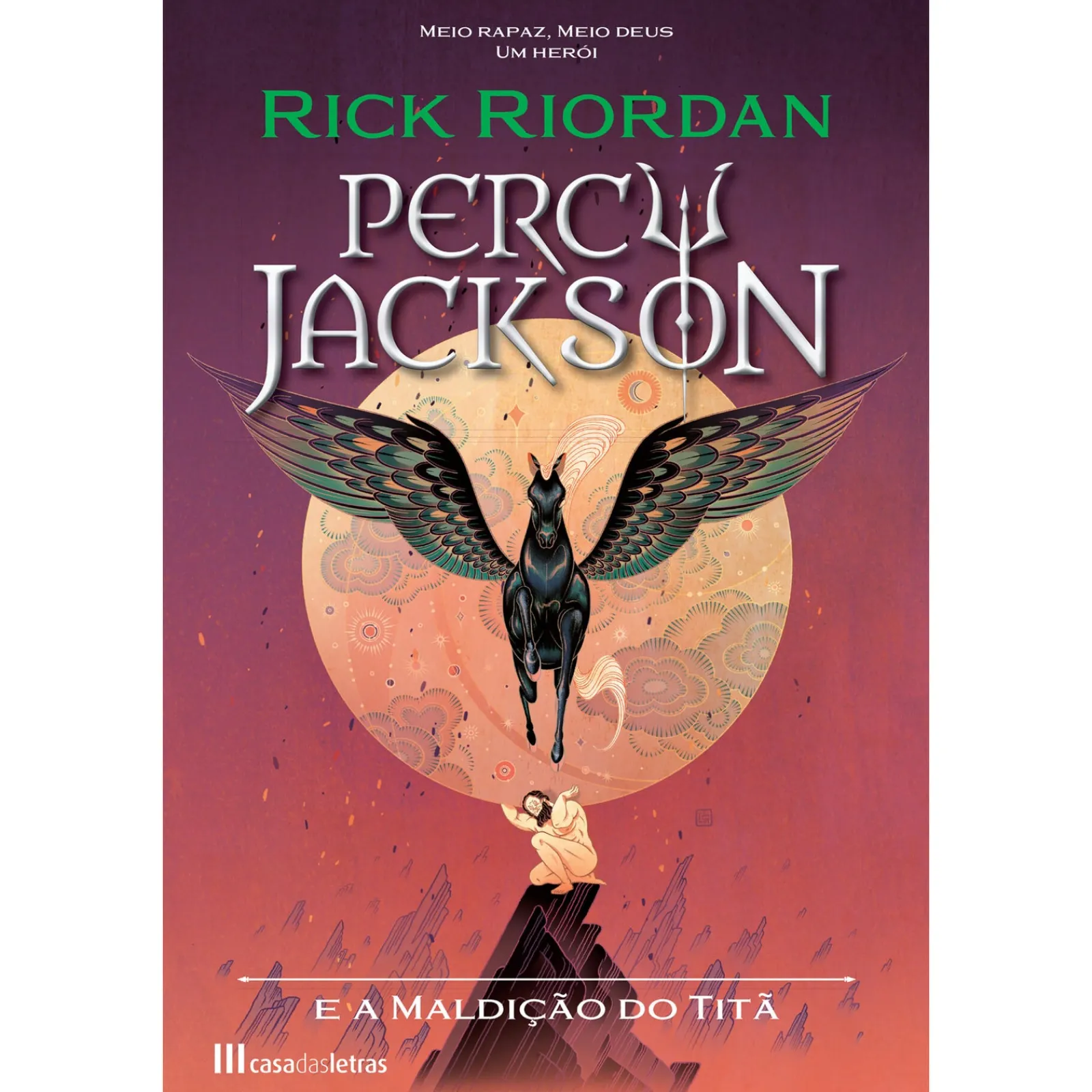 Casa Das Letras Percy Jackson e a Maldição do Titã de Rick Riordan - Livro 3^ Coleções Juvenis