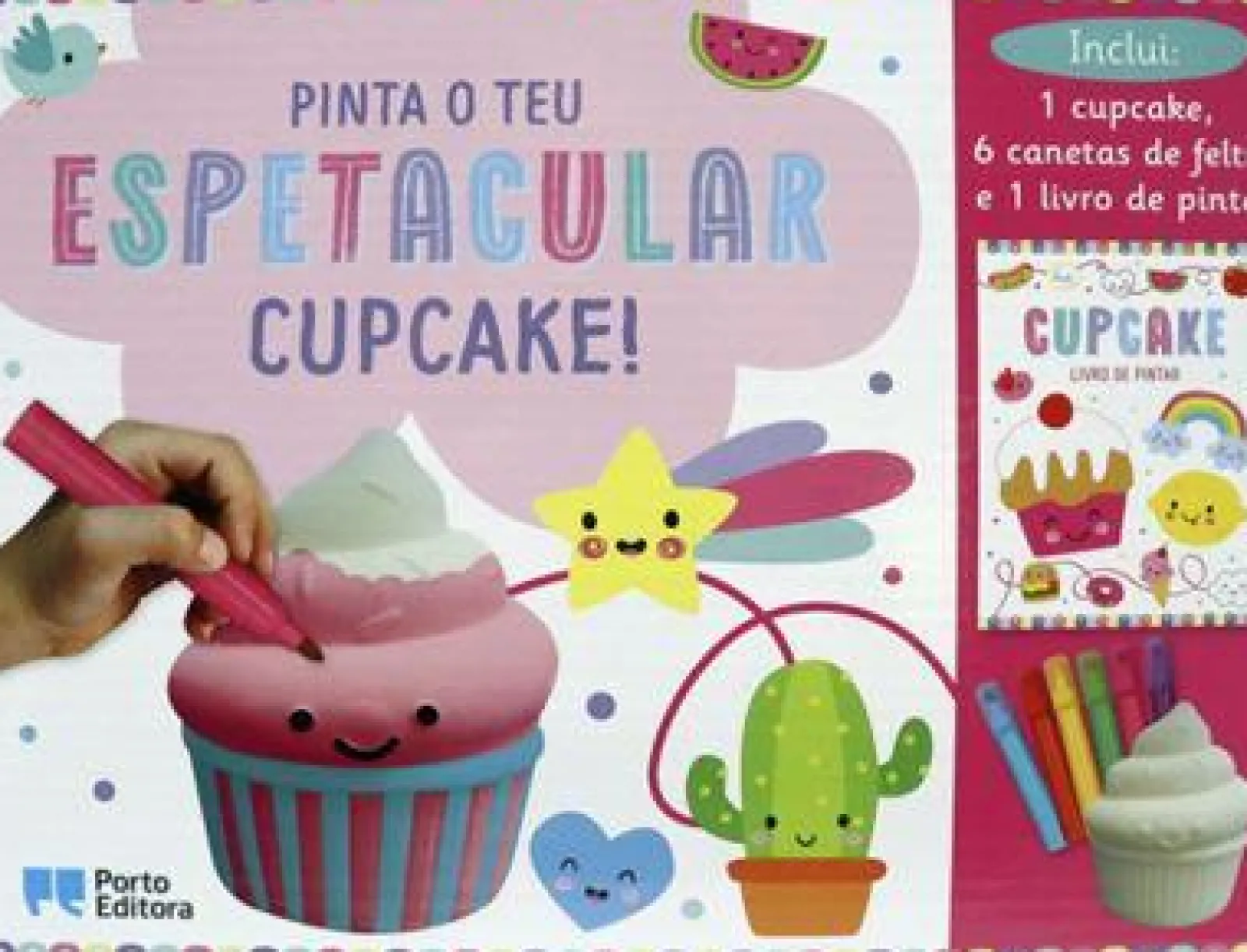 Porto Editora Pinta o Teu Espetacular Cupcake!^ Atividades