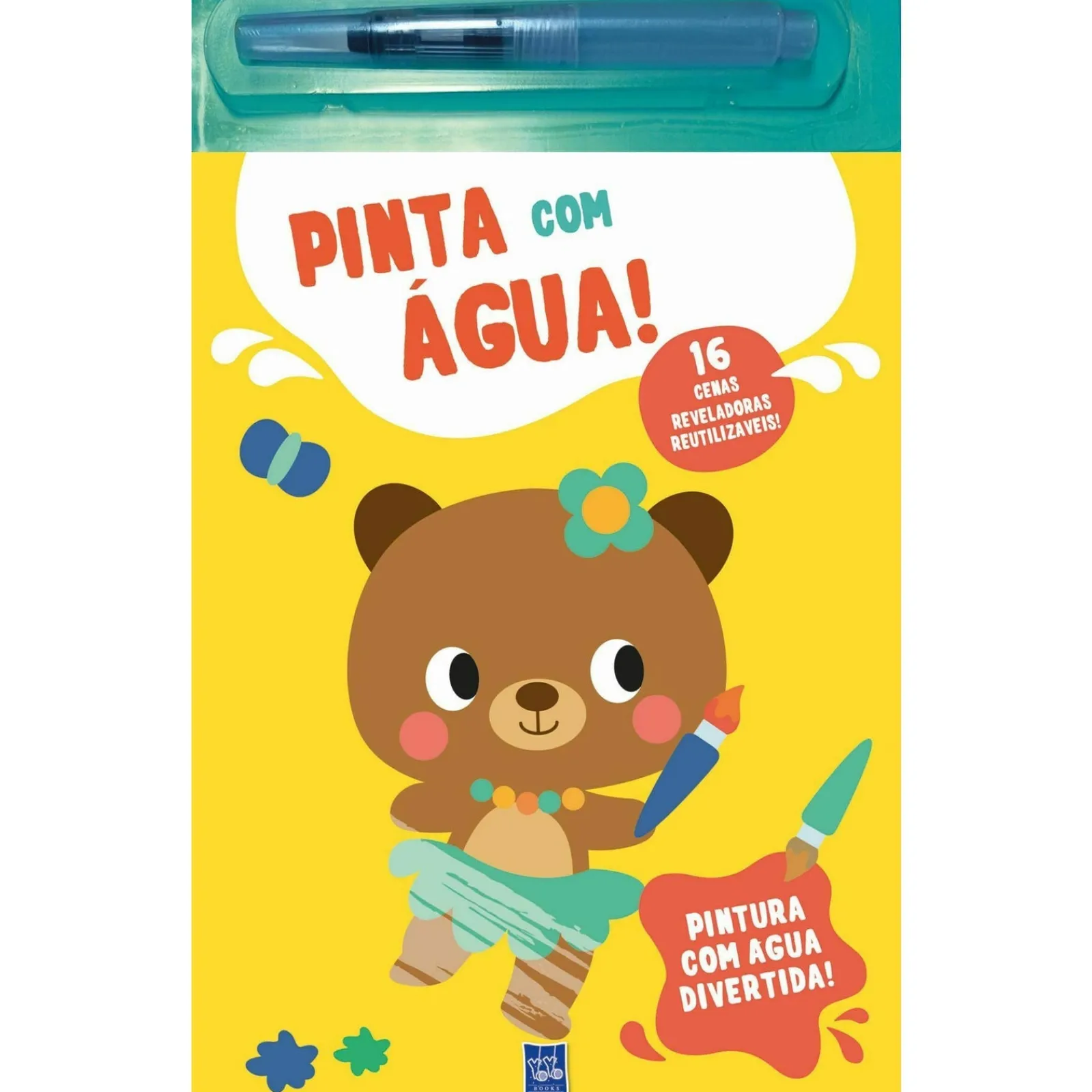 Yoyo Pintar com Água - Ursa de BOOKS^ Atividades