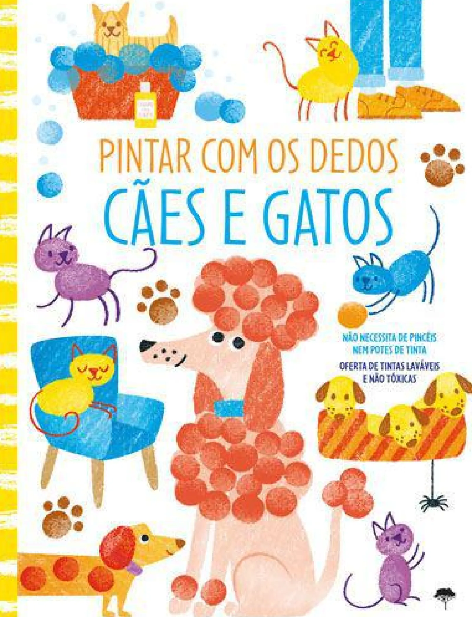 Jacarandá Pintar com os Dedos - Cães e Gatos^ Atividades