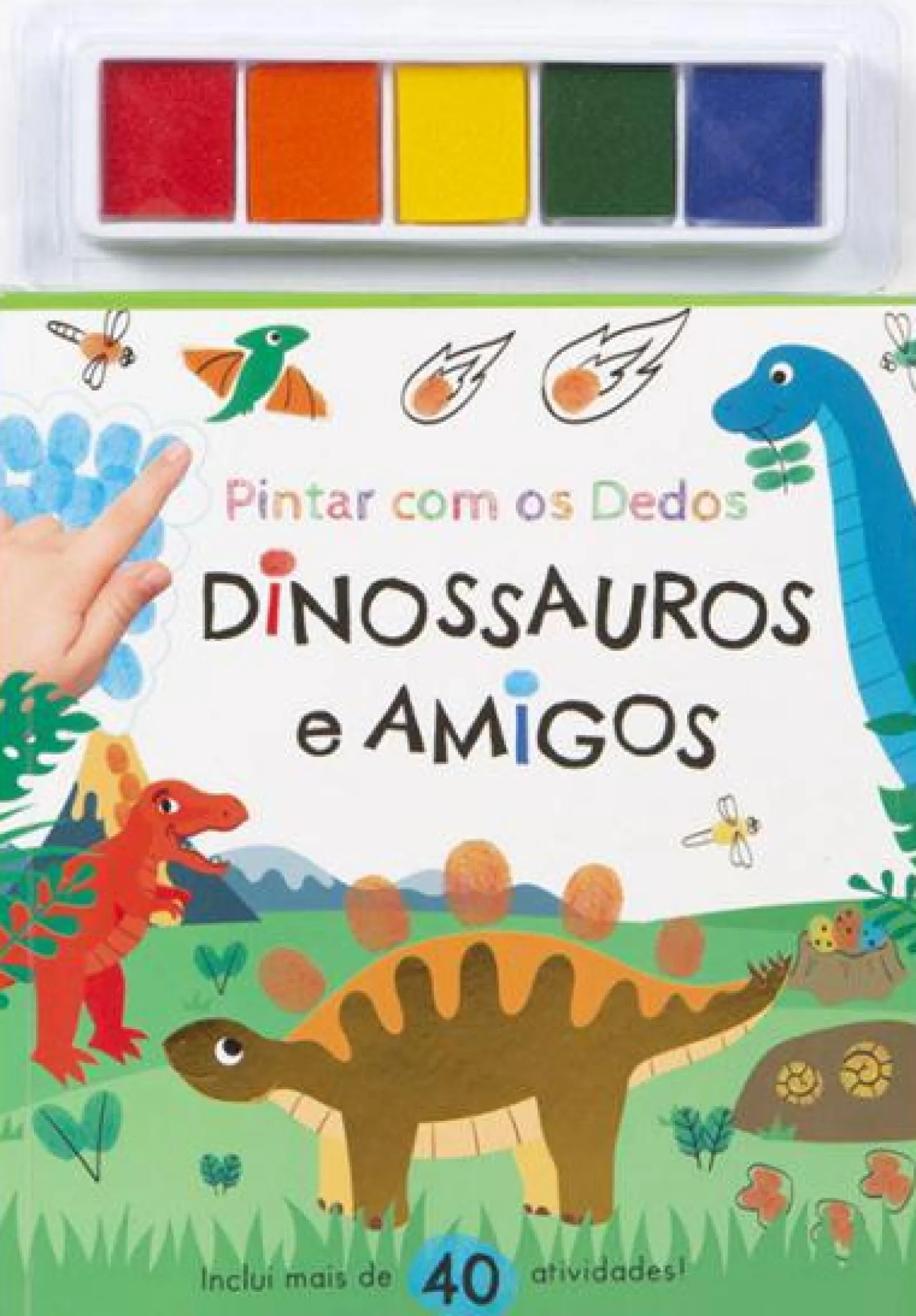 Porto Editora Pintar com os Dedos - Dinossauros e Amigos^ Atividades
