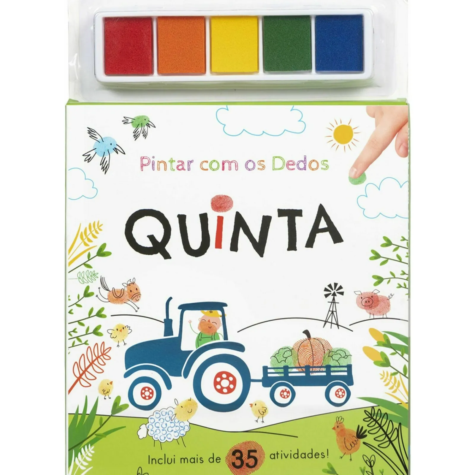 Porto Editora Pintar com os Dedos - Quinta^ Atividades