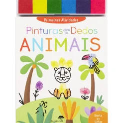Jacarandá Pinturas com os Dedos Animais - Primeiras Atividades^ Atividades