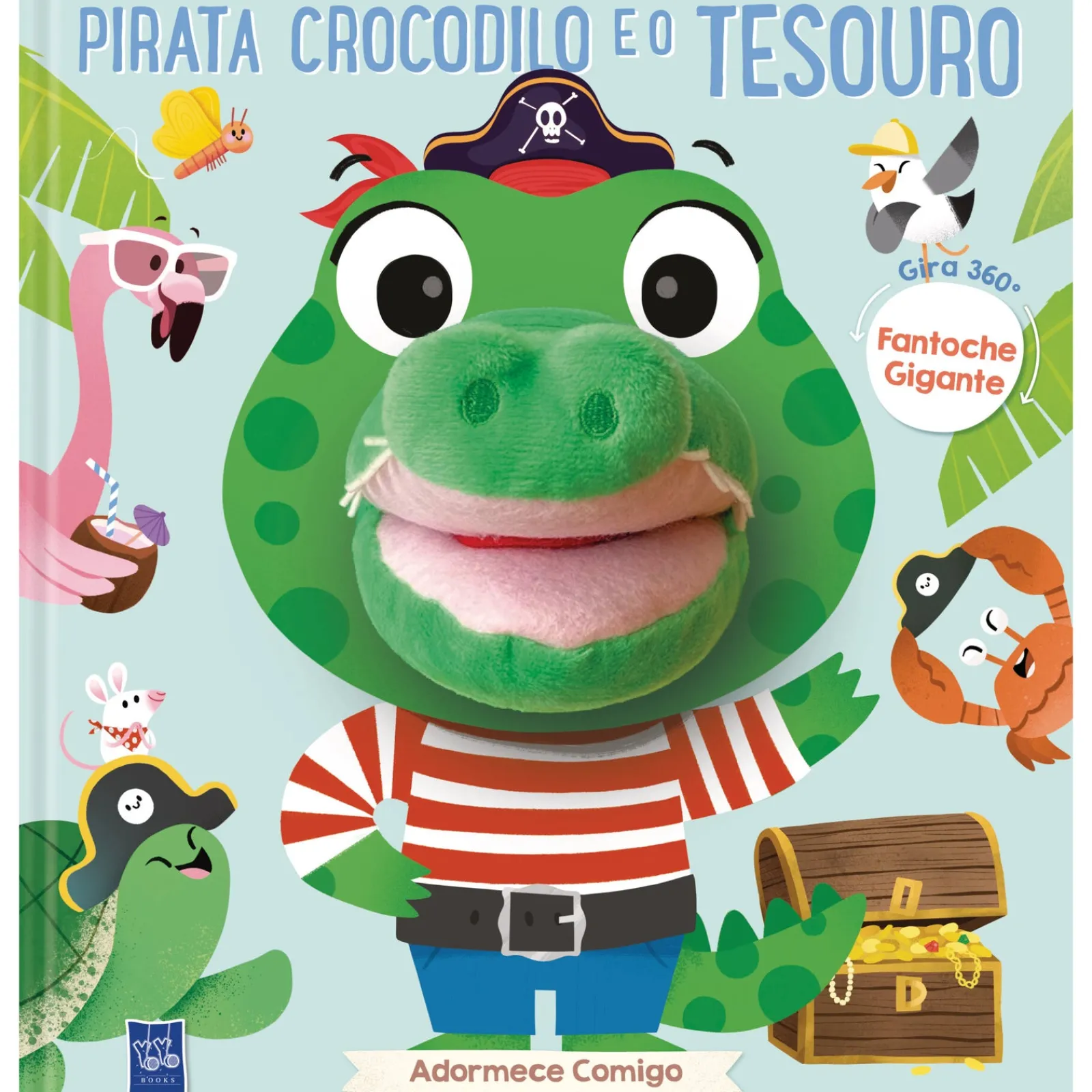 Yoyo Books Pirata Crocodilo e o Tesouro^ Literatura Infantil