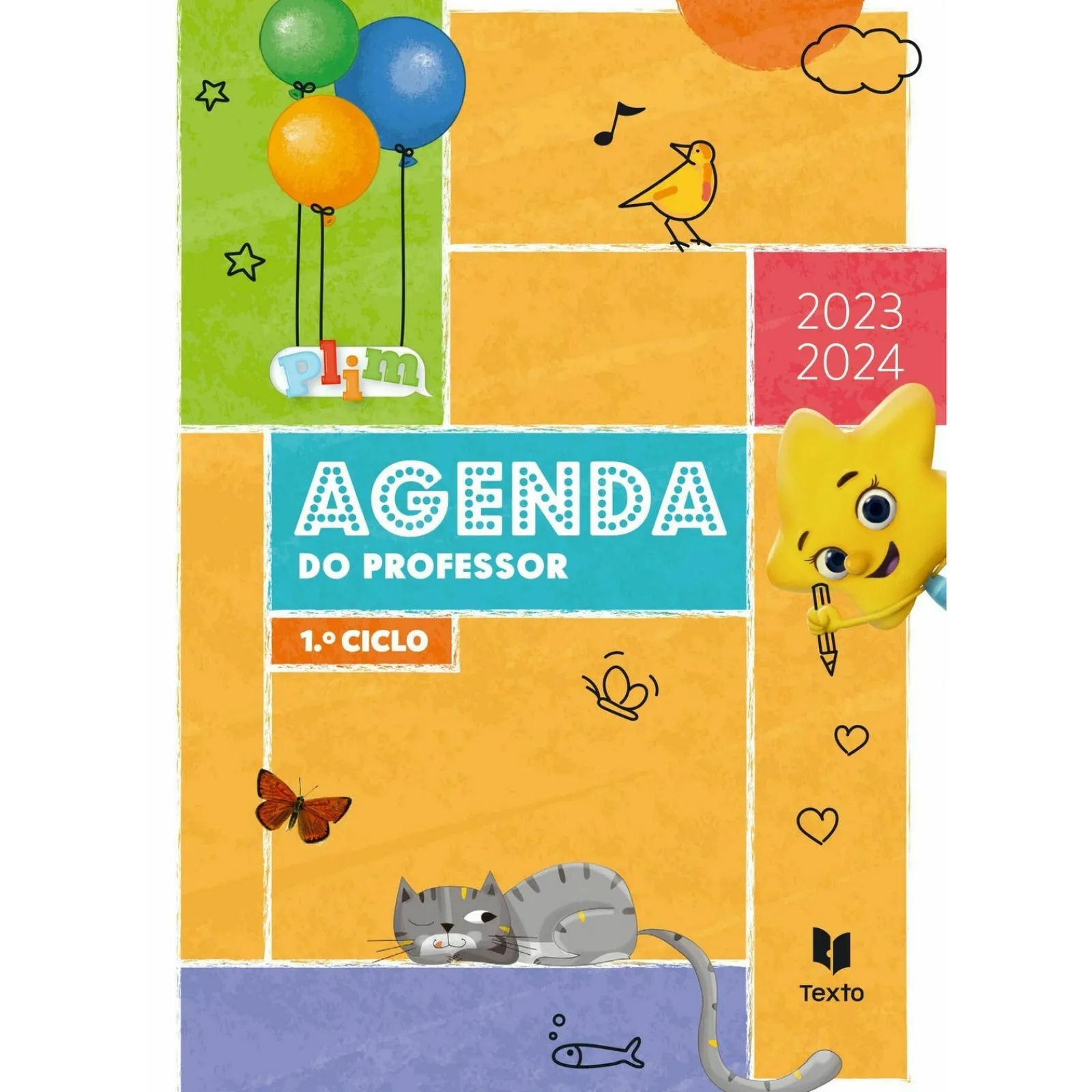 Texto Editora Plim! Agenda do Professor 1º Ciclo 2023/2024 de Vários Autores^ 1º Ciclo