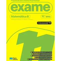 Porto Editora Preparação para o Exame Final Nacional - Matemática B - 11.º Ano^ Secundário