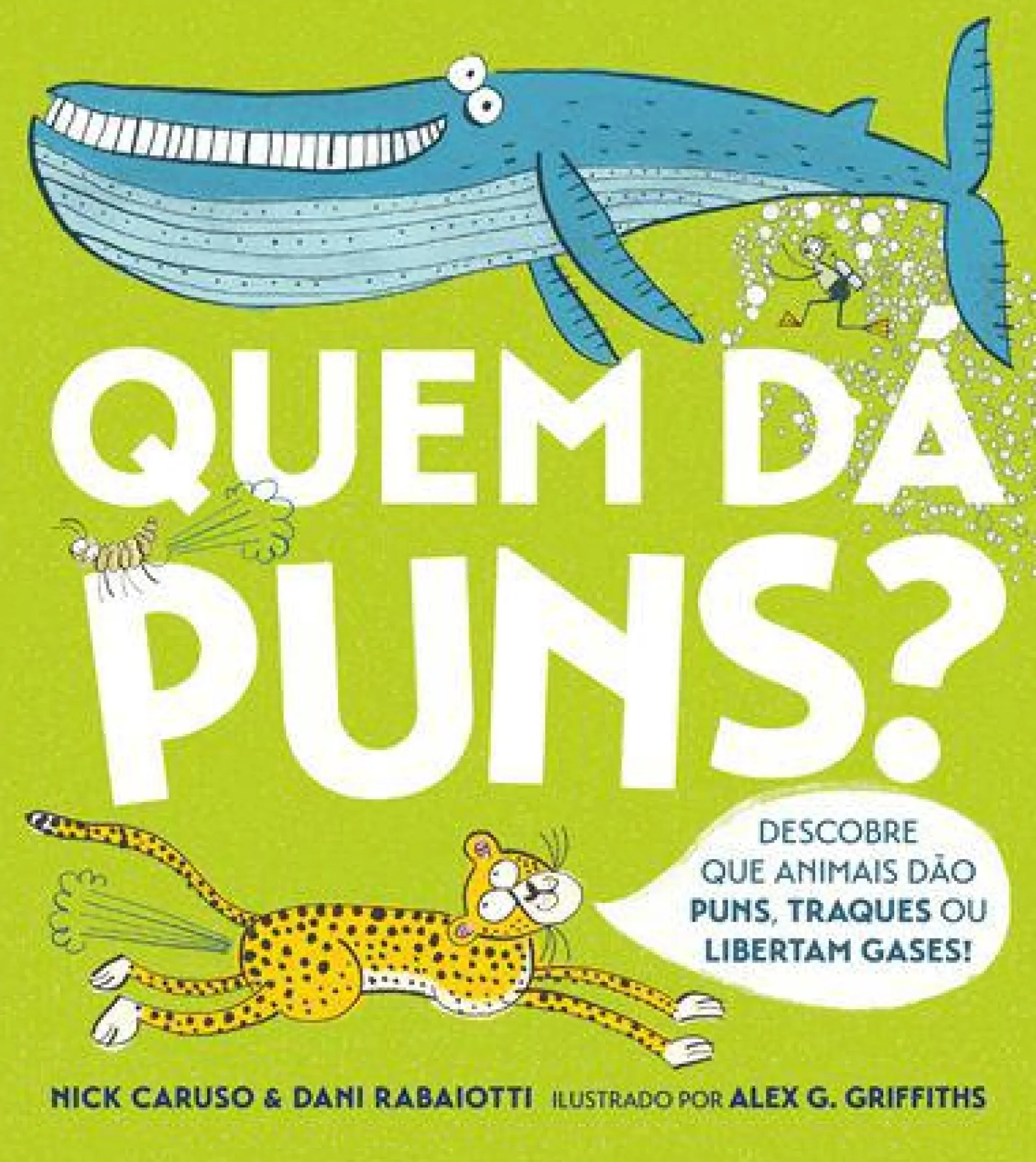 Nuvem De Letras Quem Dá Puns? de Nick Caruso e Dani Rabaiotti^ Literatura Infantil