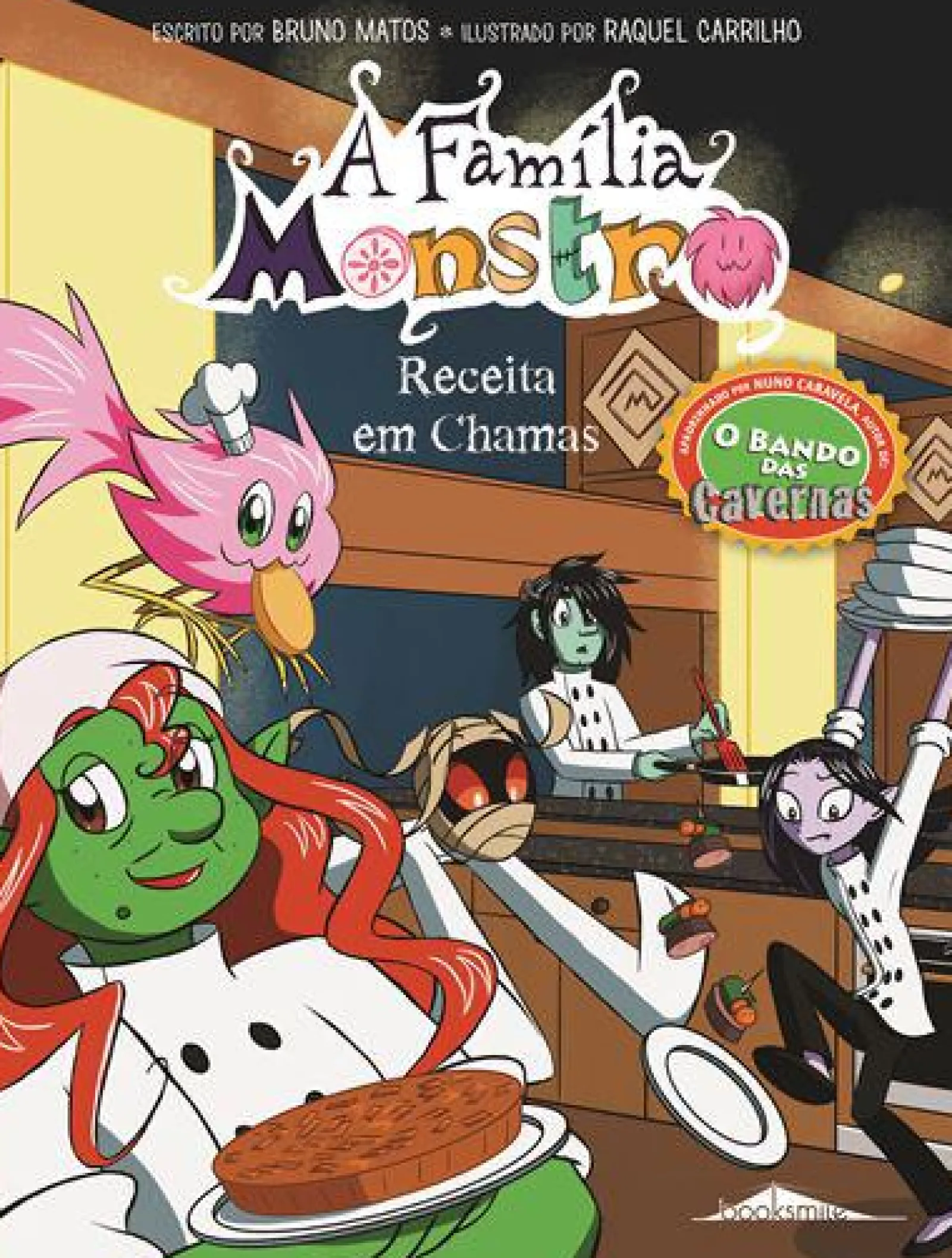 Booksmile Receita em Chamas de Bruno Matos - A Família Monstro 4^ Coleções Juvenis