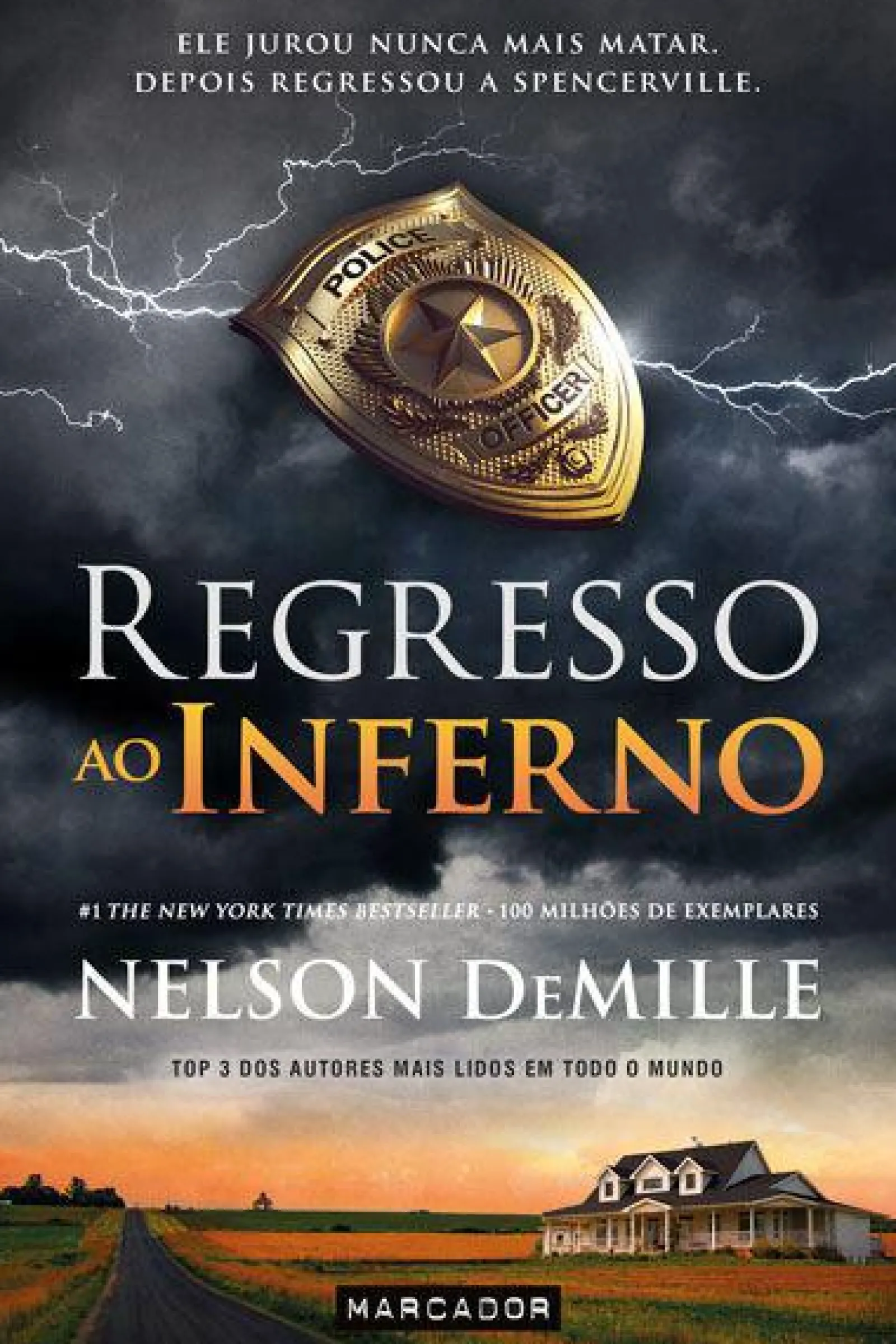 Marcador Regresso ao Inferno de Nelson DeMille^ Policial