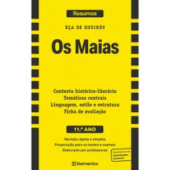 Note! Online Resumos - os Maias, de Eça de Queirós - 11.º Ano^ Secundário