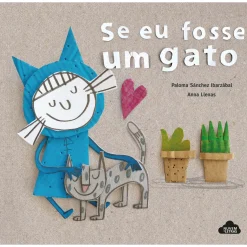 Nuvem De Letras Se Eu Fosse um Gato de Paloma Sanchez Ibarzabal^ Literatura Infantil