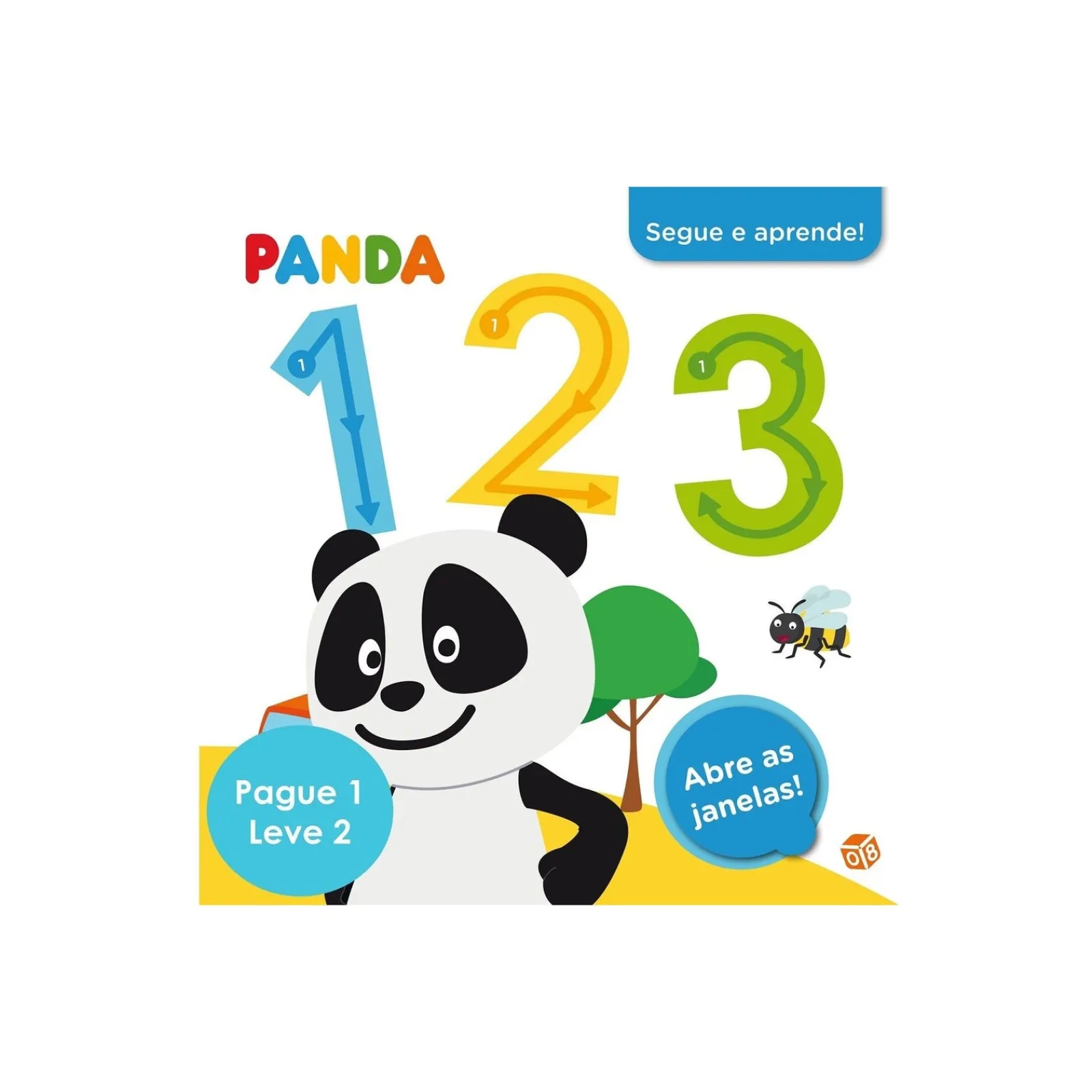 Zero A Oito Segue e Aprende 123 de Panda^ Pré-Escolar