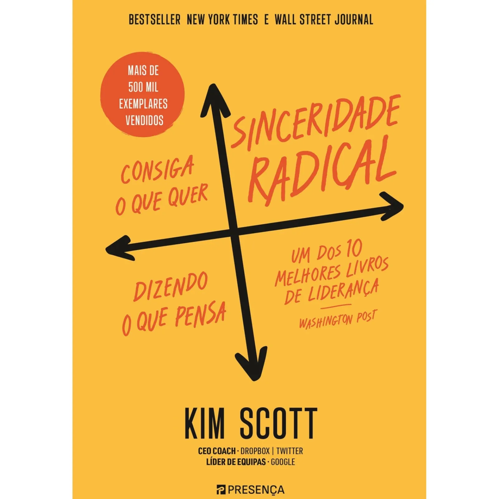 Presença Sinceridade Radical - Consiga o que Quer, Dizendo o que Pensa de Kim Scott^ Técnicos