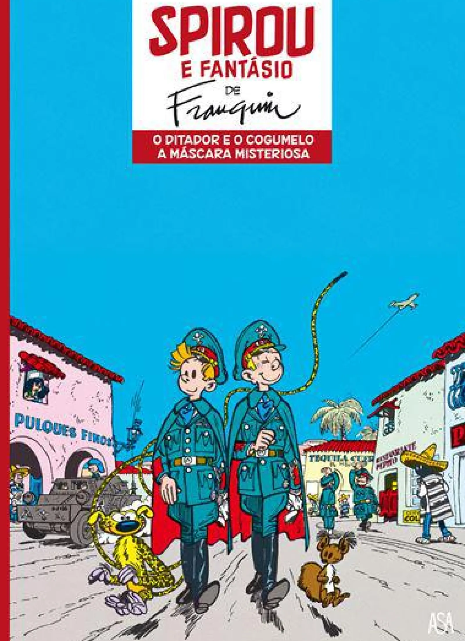 Asa Spirou Nº 3 - o Ditador e o Cogumelo e A Máscara Misteriosa de André Franquin^ Banda Desenhada E Novelas Gráficas