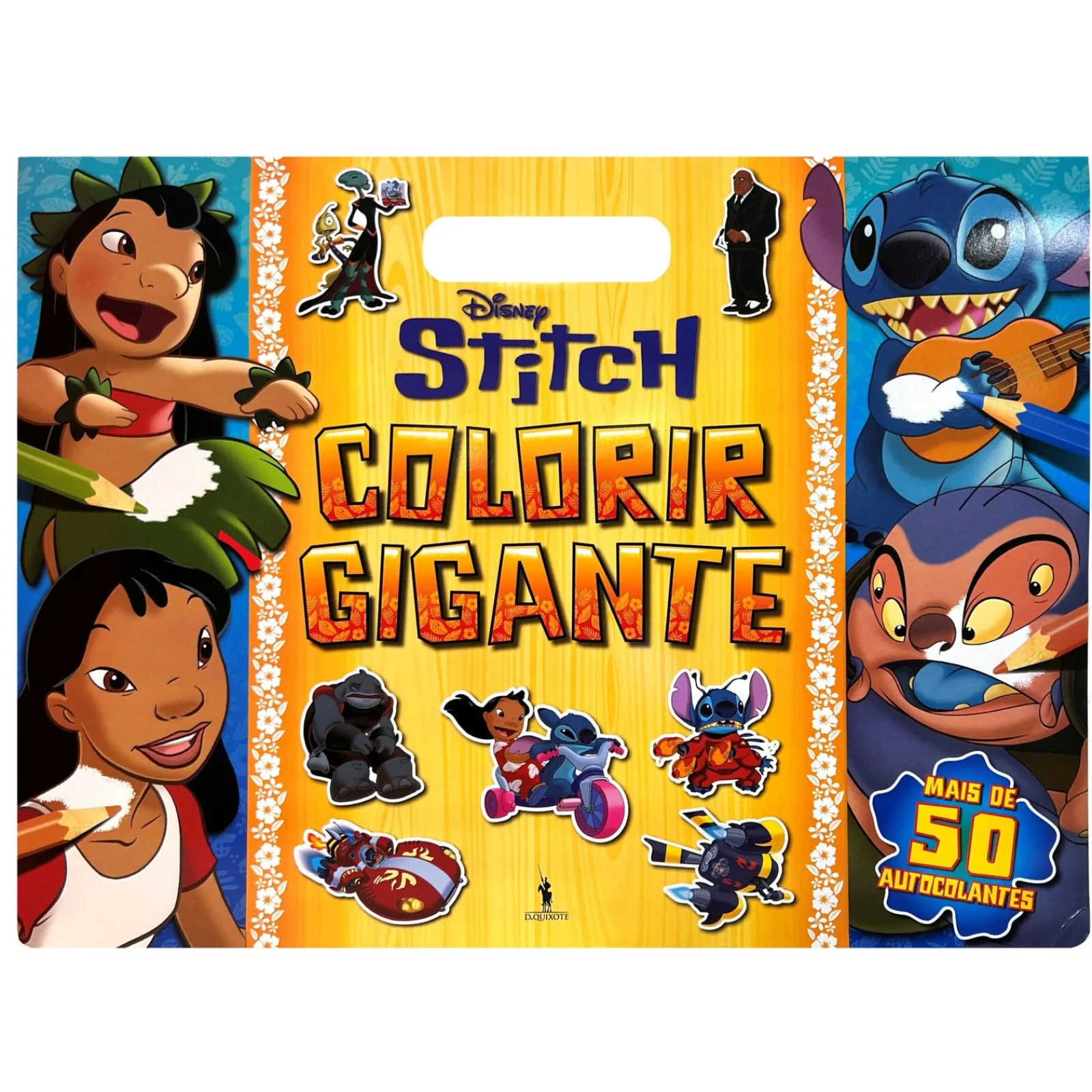 Dom Quixote Stitch - Colorir Gigante de Disney^ Atividades