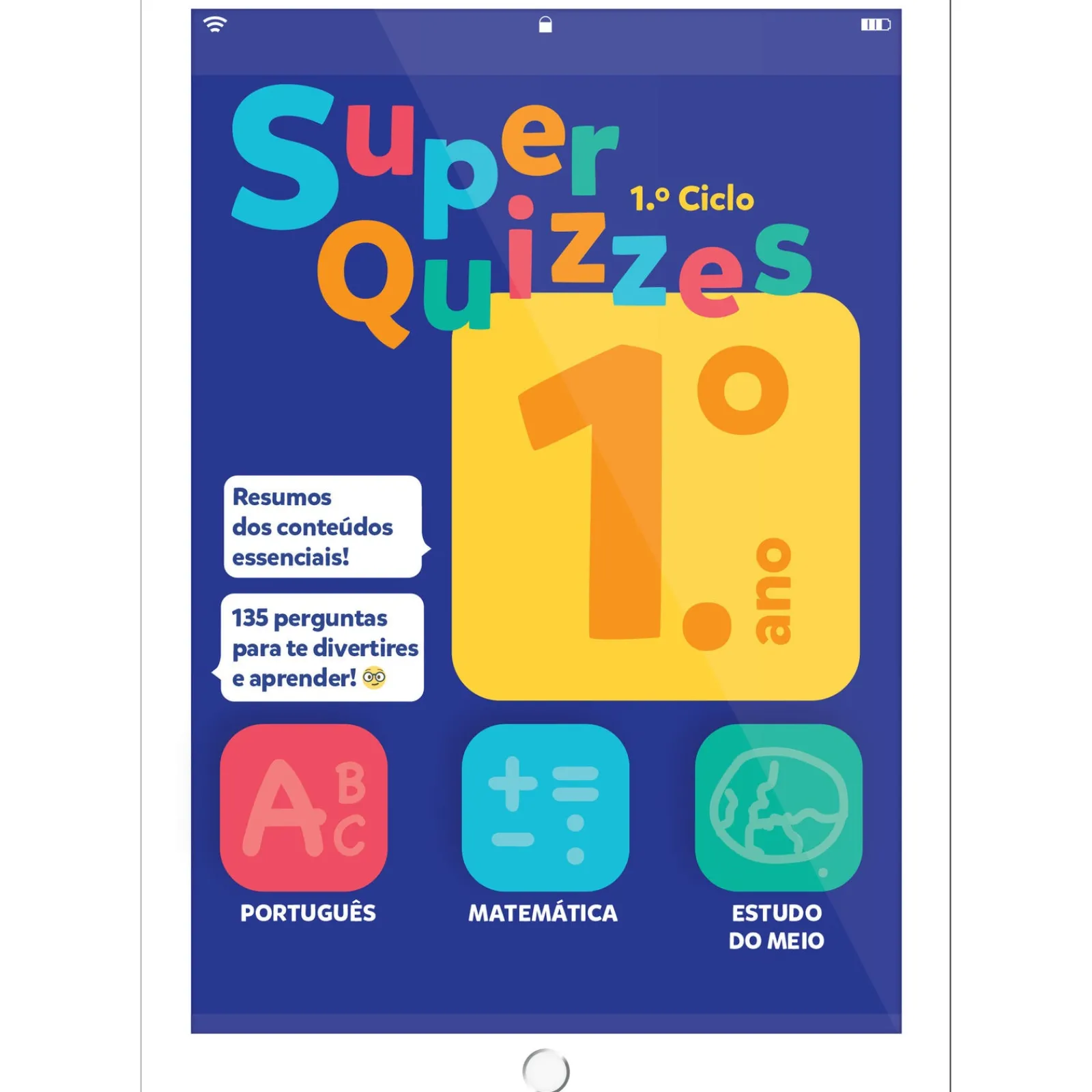 Texto Super Quizzes - 1º Ano de Vários Autores^ 1º Ciclo