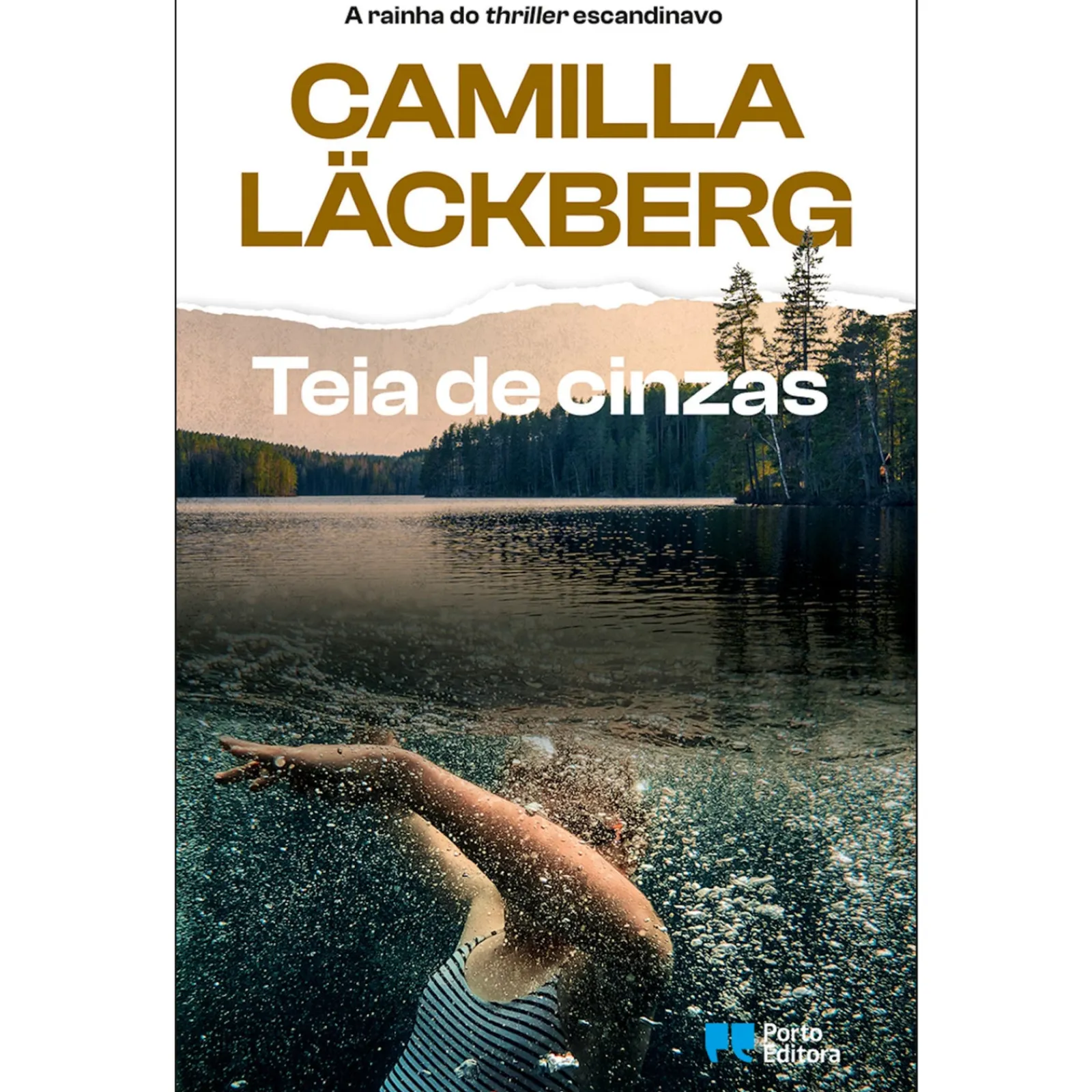 Porto Editora Teia de Cinzas de Camilla Läckberg^ Policial