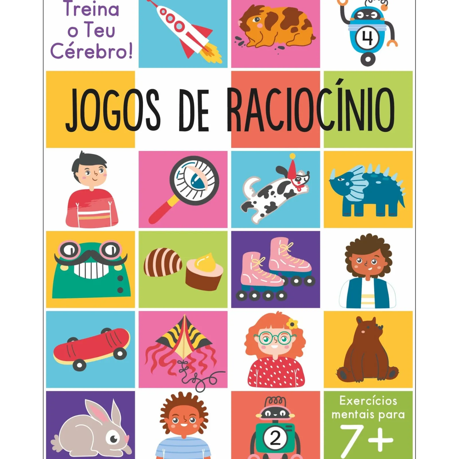 Booksmile Treina o Teu Cérebro! - Jogos de Raciocínio^ Atividades