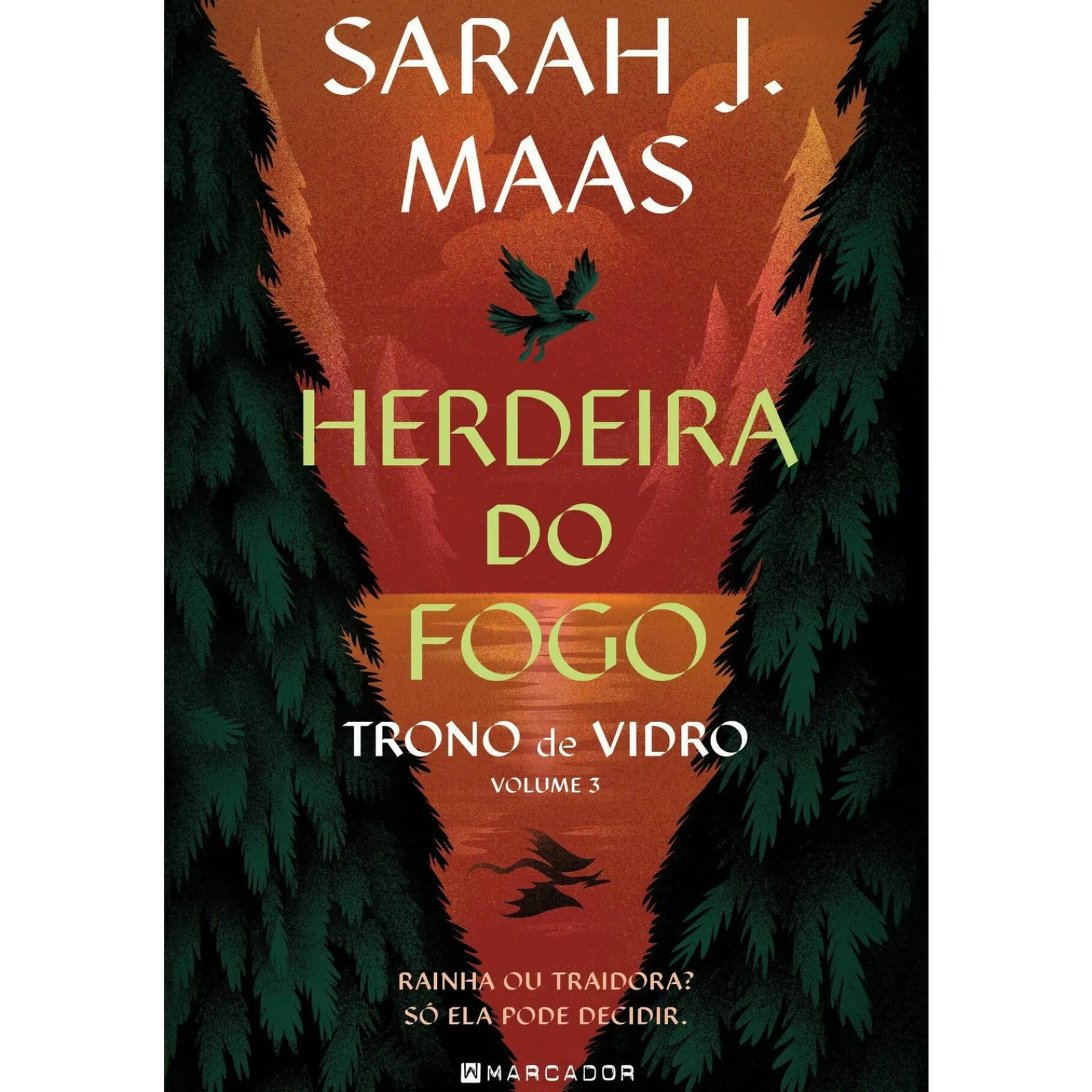 Marcador Trono de Vidro - Volume 3: Herdeira do Fogo de Sarah J. Maas^ Fantástico