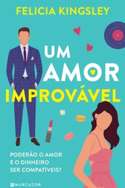 Marcador Um Amor Improvável de Felicia Kingsley^ Young Adult