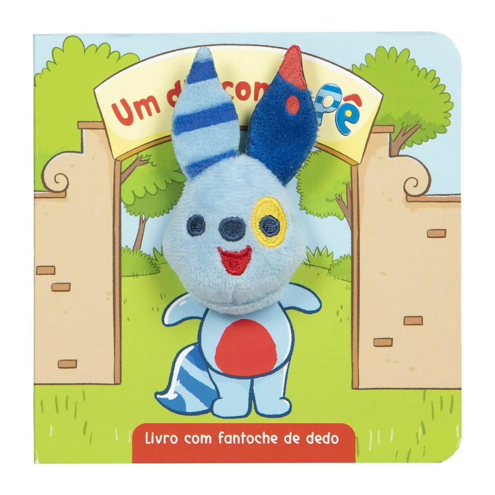 Porto Editora Um Dia com o Pê de Cláudia Dias - Livro com Fantoche de Dedo^ Bebé