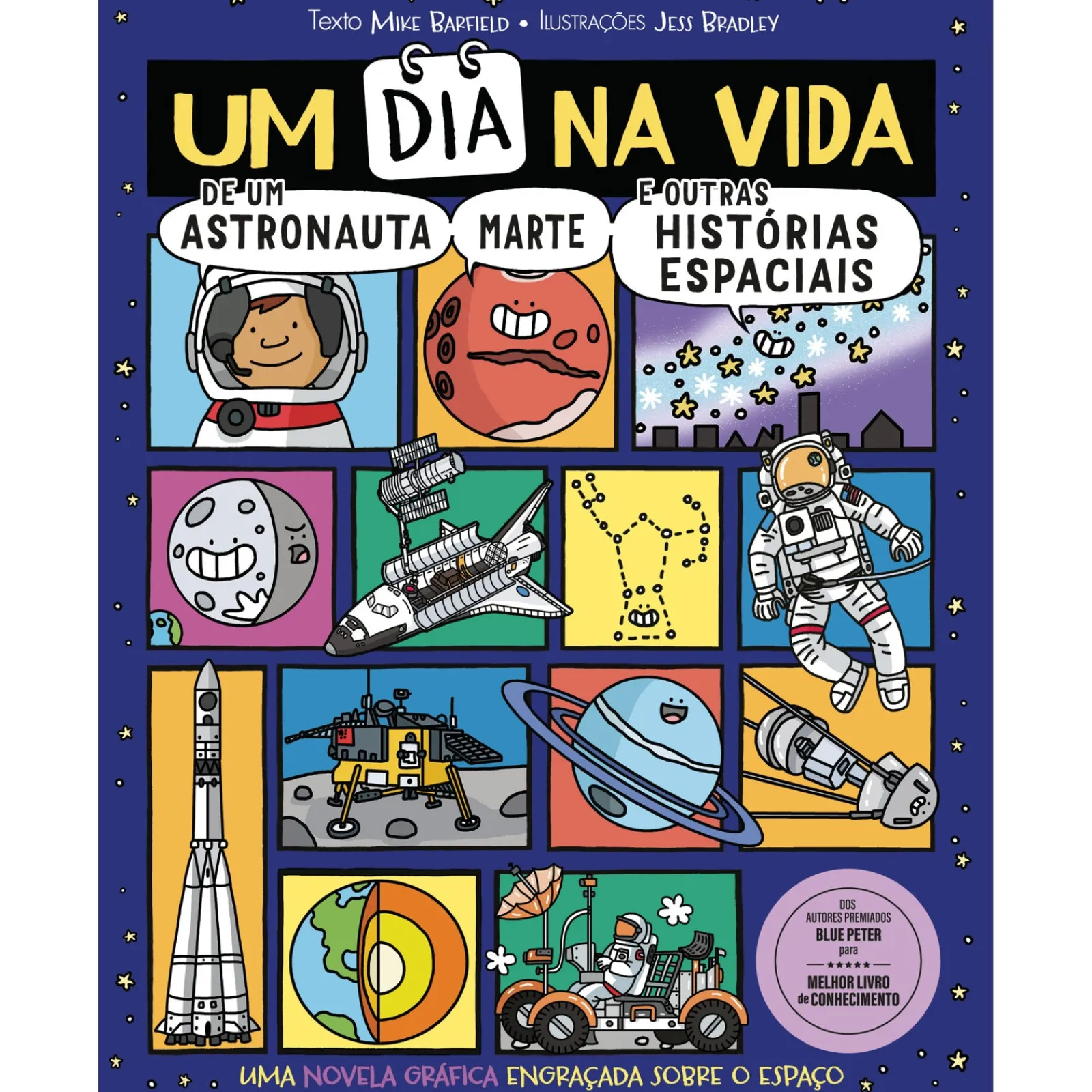 Booksmile Um Dia na Vida de um Astronauta, Marte e Outras Histórias Espaciais de Mike Barfield^ Conhecimento
