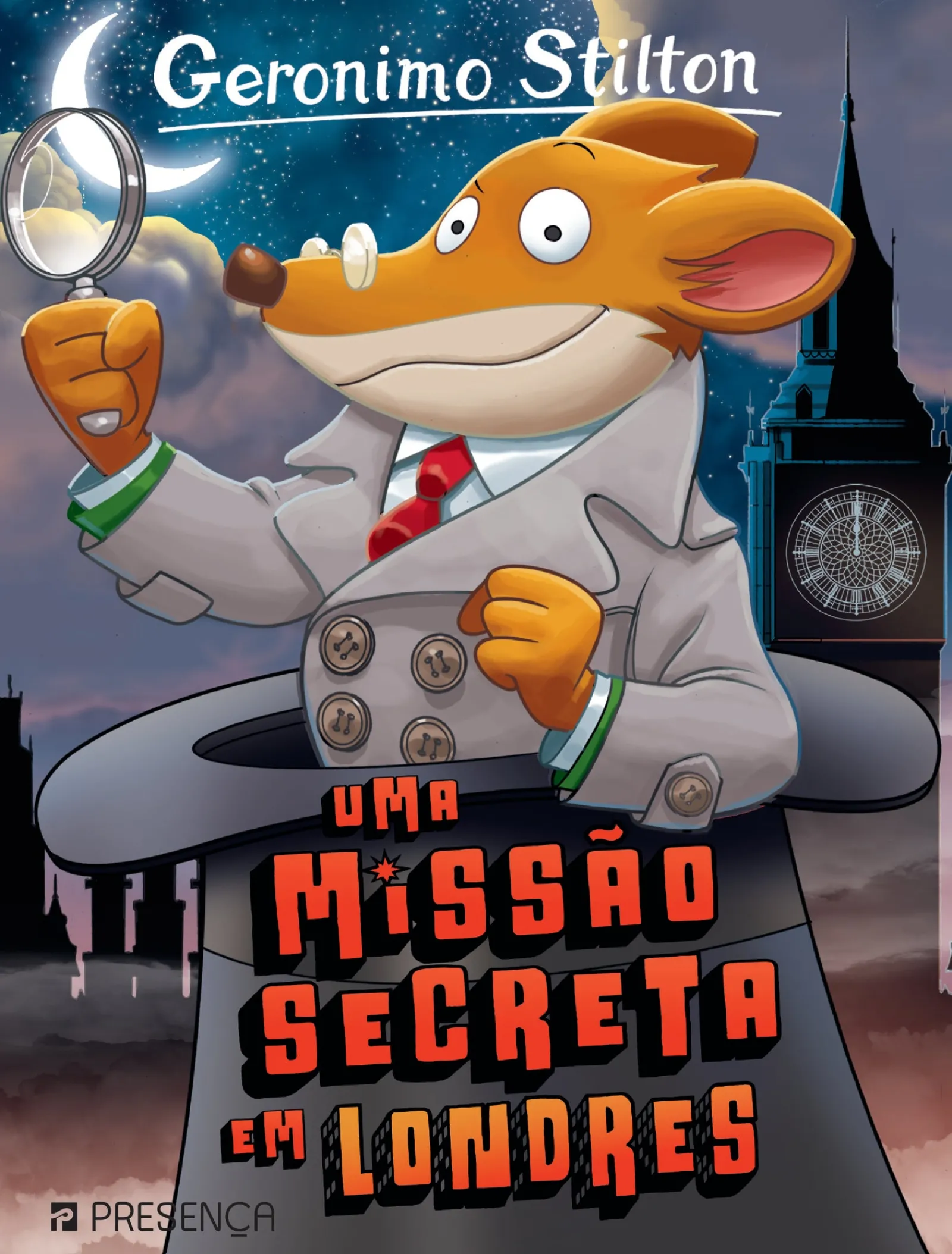 Presença Uma Missão Secreta em Londres de Geronimo Stilton^ Coleções Juvenis
