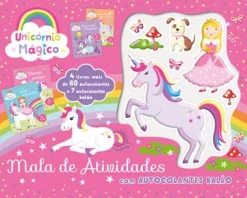 Jacarandá Editora Unicórnio Mágico - Mala de Atividades com Autocolantes^ Atividades