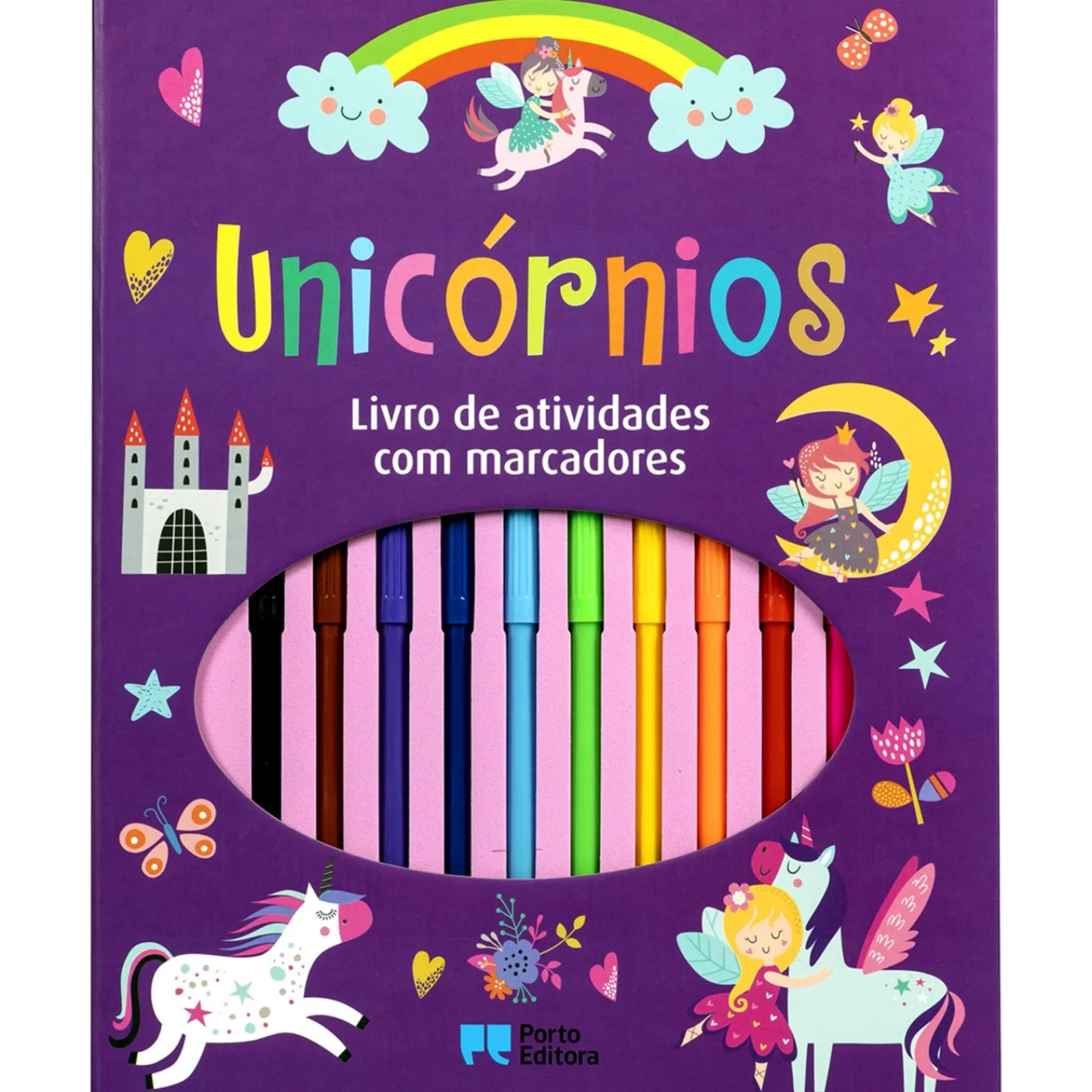 Porto Editora Unicórnios - Livro de Atividades com Marcadores^ Atividades