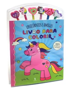Dom Quixote Unicórnios e Amigos - Livro Colorir com Lápis^ Atividades