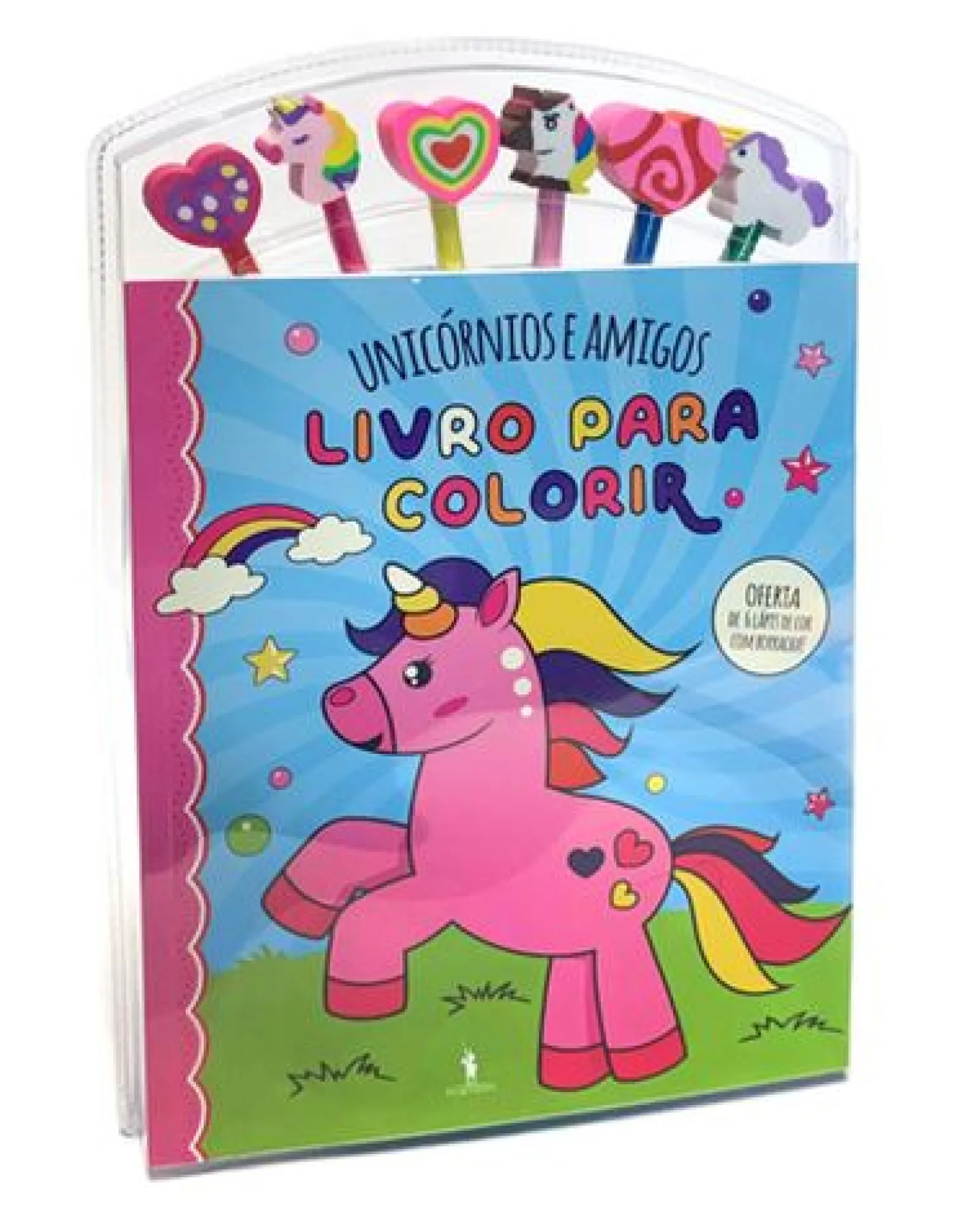 Dom Quixote Unicórnios e Amigos - Livro Colorir com Lápis^ Atividades