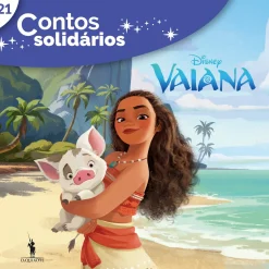 Livros Mch Vaiana Contos Solidários 21^ Literatura Infantil