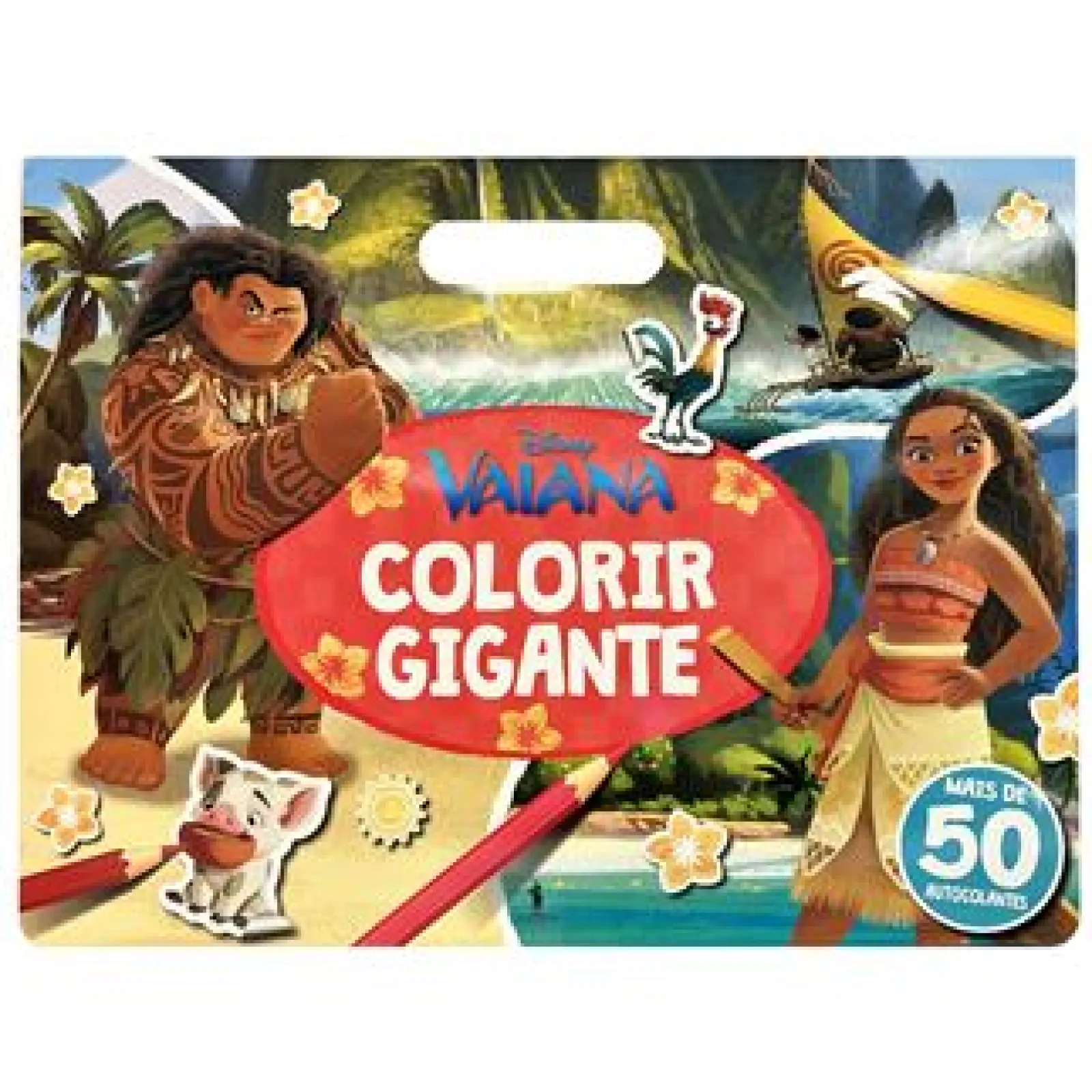 Dom Quixote Vaiana - Colorir Gigante de Disney^ Atividades
