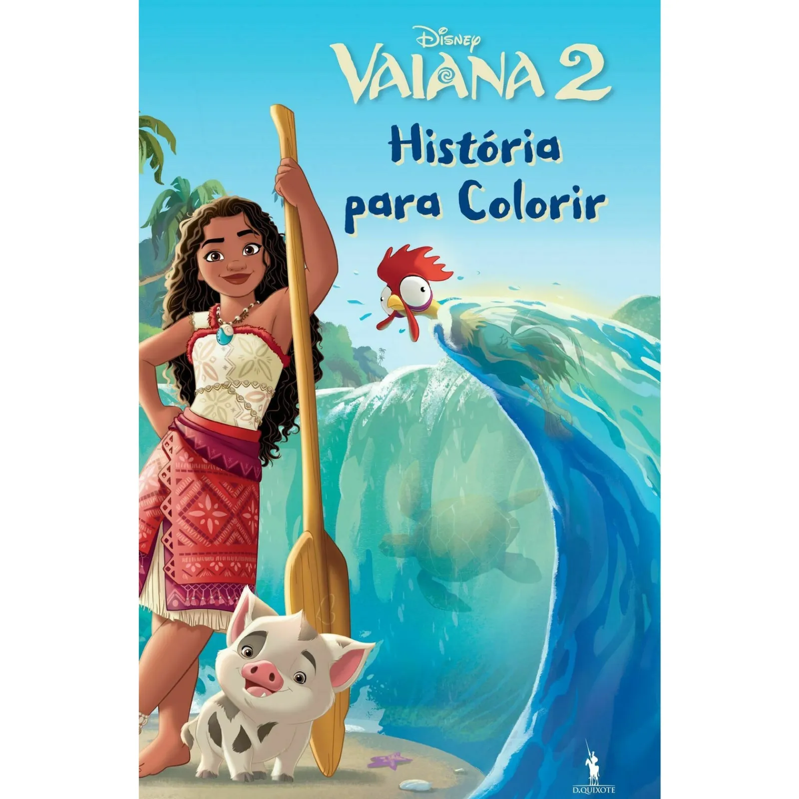 Dom Quixote Vaiana 2: História para Colorir^ Atividades
