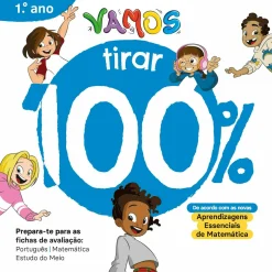 Note! Online VAMOS! - Vou Tirar 100% - 1.º Ano - Prepara-te para as Fichas de Avaliação: Português, Matemática, Estudo do Meio^ 1º Ciclo