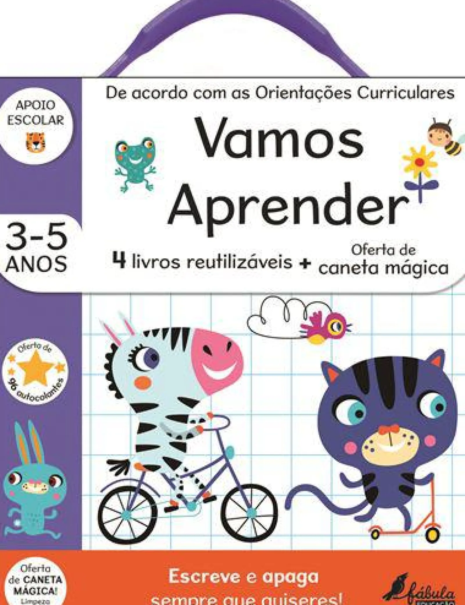 Fábula Educação Vamos Aprender 3-5 Anos^ Pré-Escolar