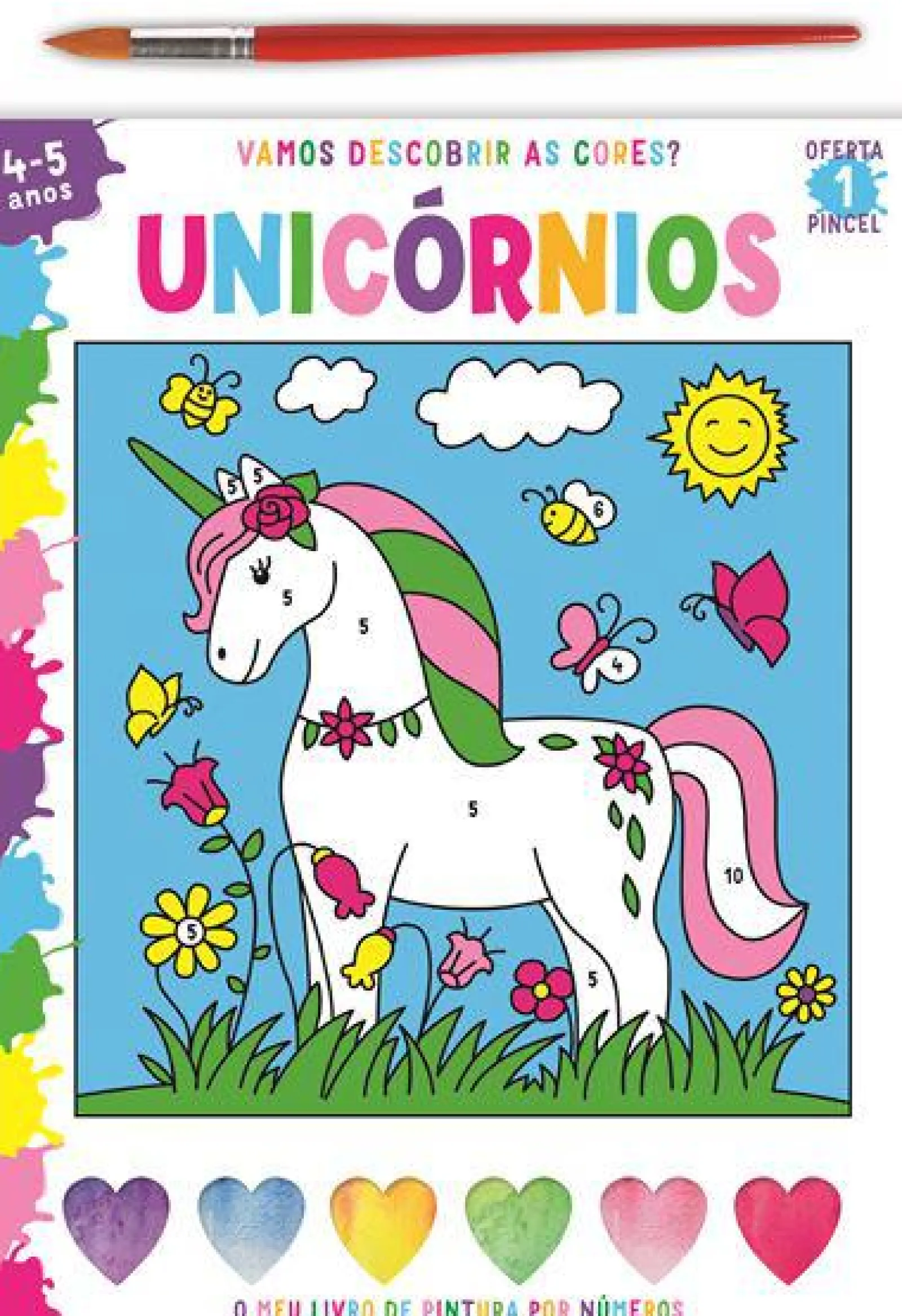 Joybooks Vamos Descobrir as Cores? Unicórnios de Alex Howe e Emma Munro Smith^ Atividades