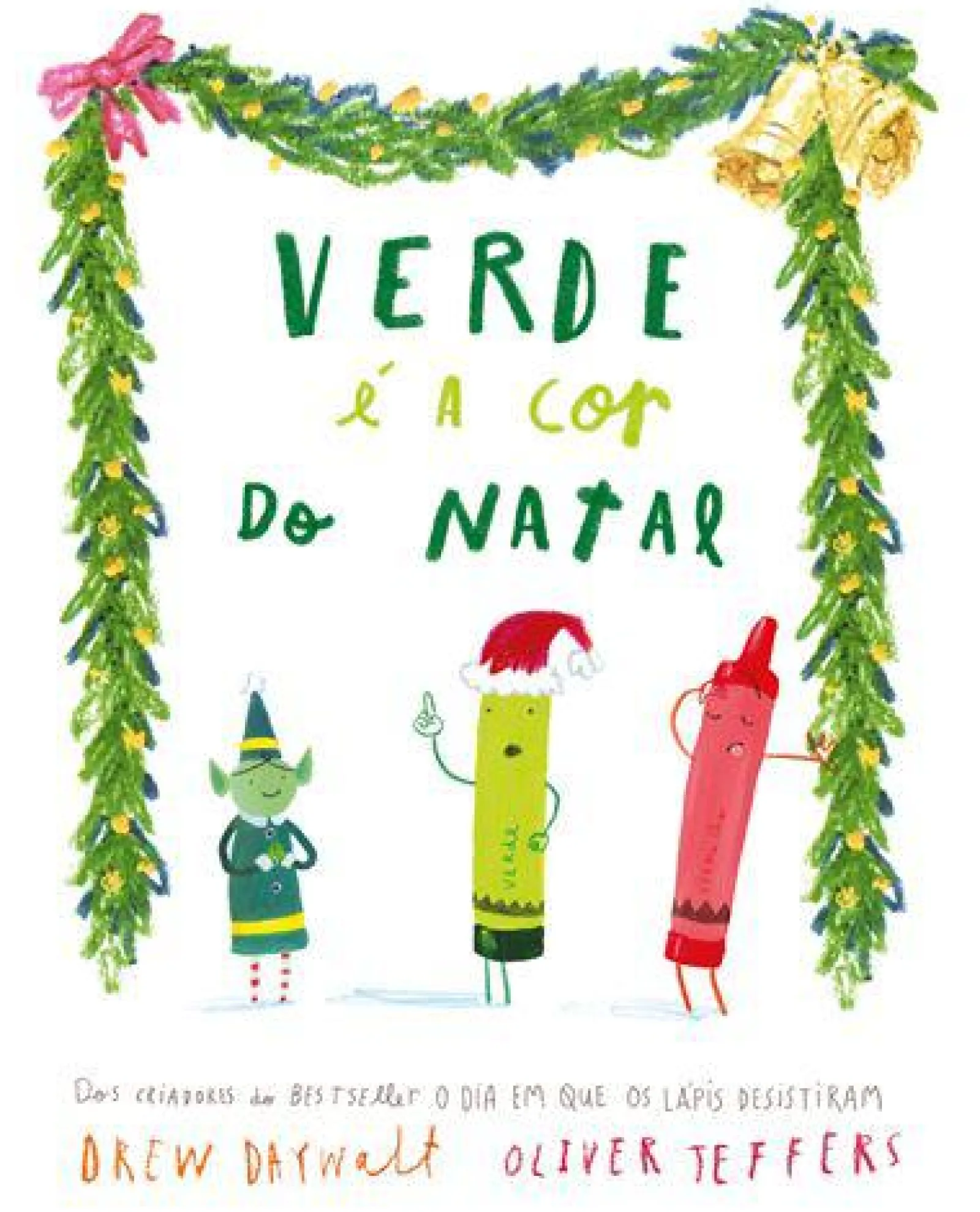 Nuvem De Letras Verde é a Cor do Natal de Drew Daywalt e Oliver Jeffers^ Literatura Infantil