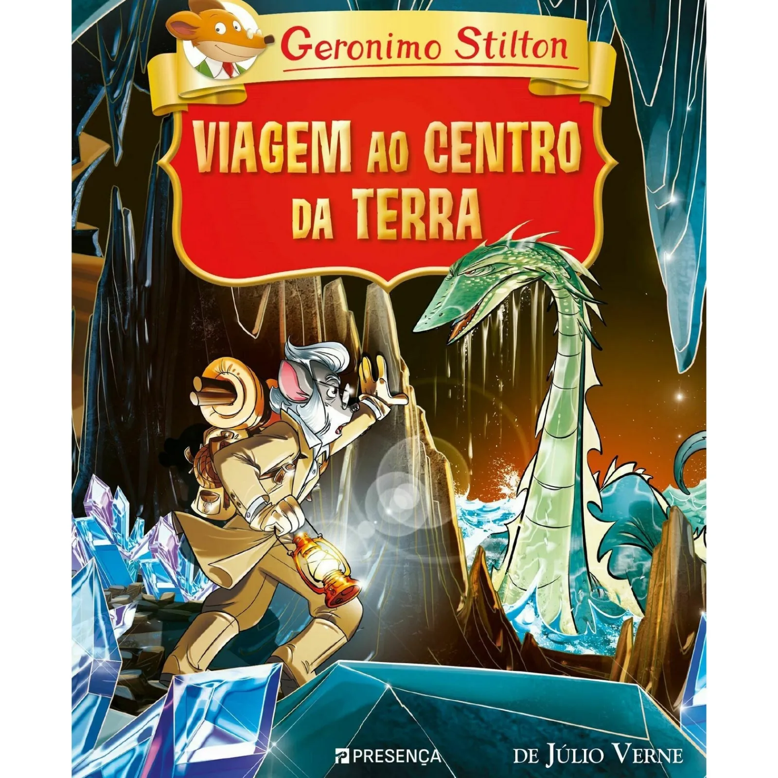 Presença Viagem ao Centro da Terra de Júlio Verne de Geronimo Stilton^ Coleções Juvenis
