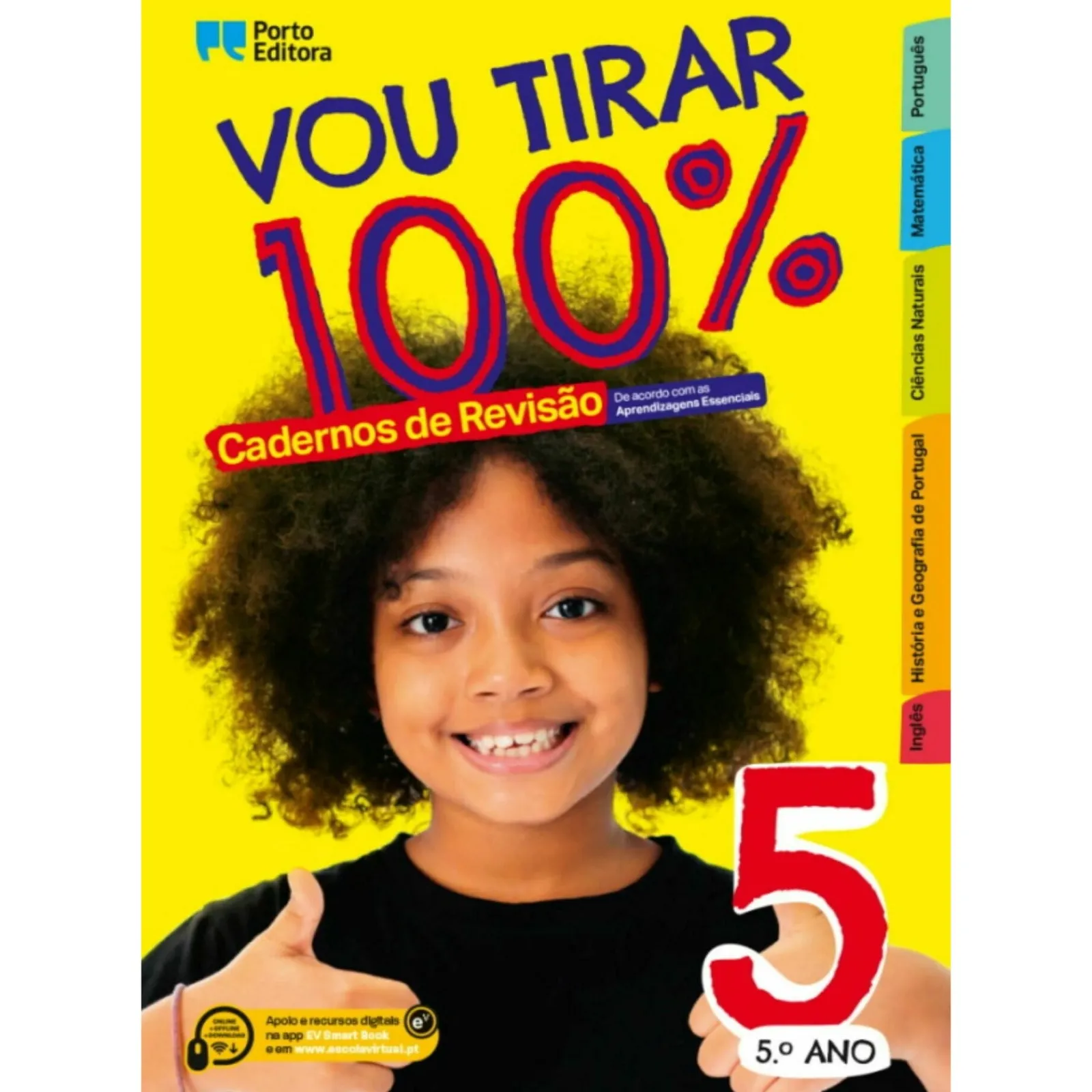 Porto Editora Vou Tirar 100% - 5.º Ano - Cadernos de Revisão^ 2º Ciclo