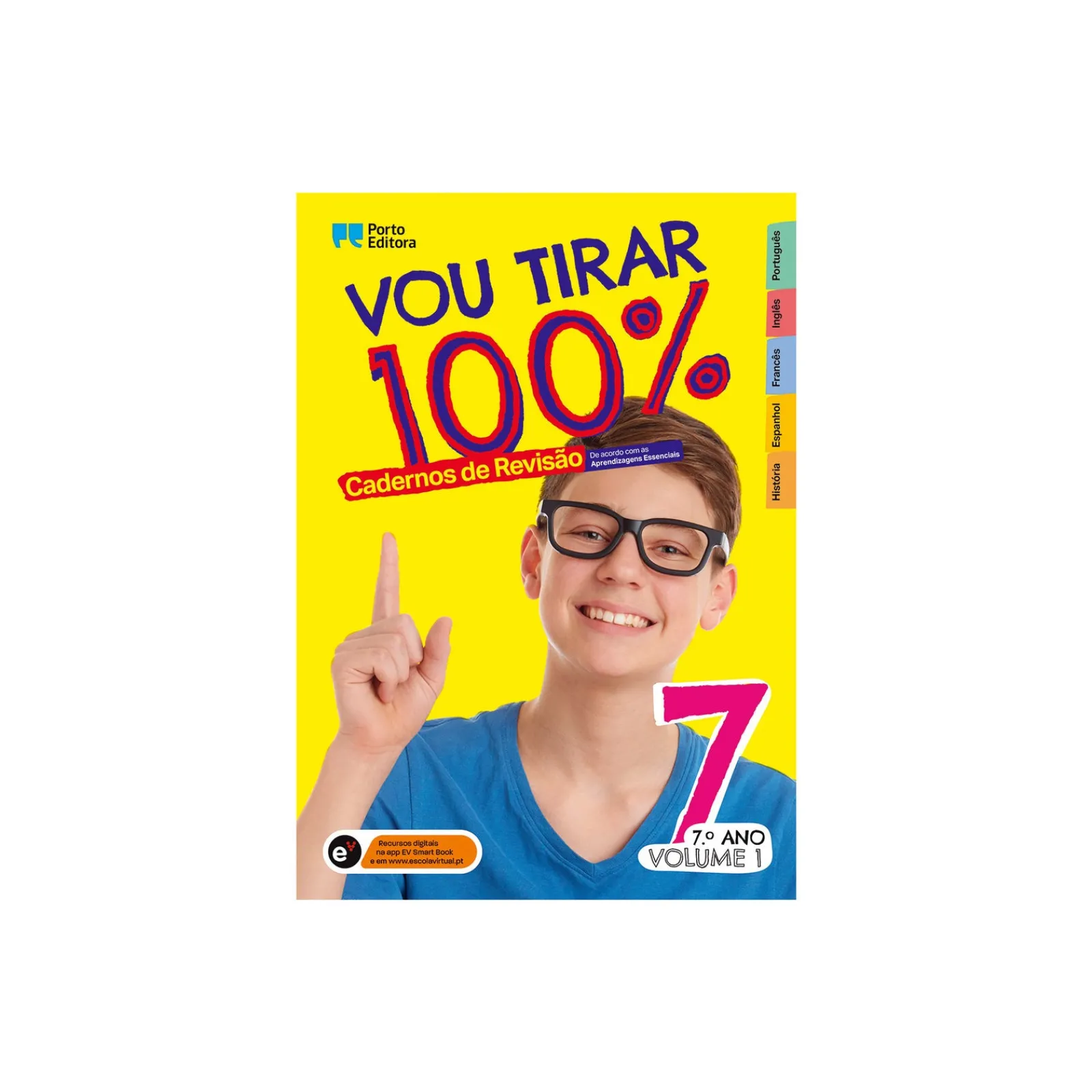 Note! Online Vou Tirar 100% - 7.º Ano - Volume 1 Cadernos de Revisão^ 3º Ciclo