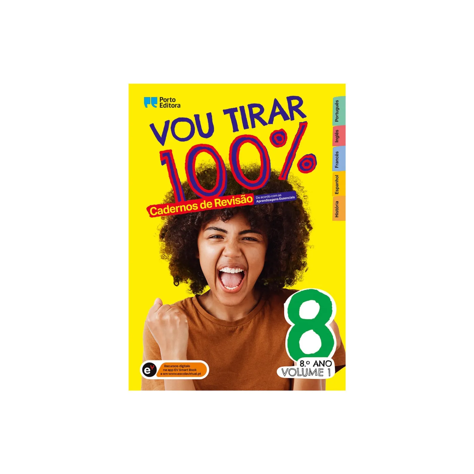 Note! Online Vou Tirar 100% - 8.º Ano - Volume 1 Cadernos de Revisão^ 3º Ciclo
