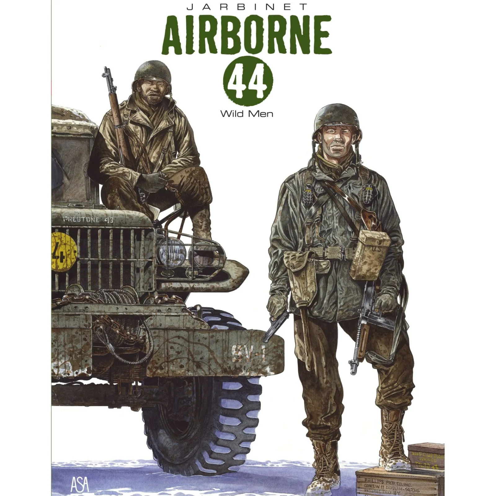 Asa Wild Men de Philippe Jarbinet - Airborne 44 N.º 10^ Banda Desenhada E Novelas Gráficas
