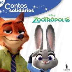 Livros Mch Zootropolis Contos Solidários 26^ Literatura Infantil